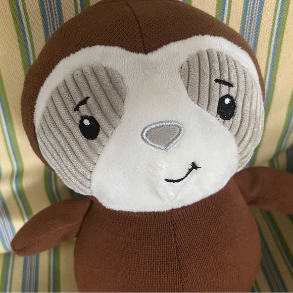 Spark Create Imagine 14” Knit Soft Plush Brown Sloth Stuffed Animal Toy - Picture 7 of 8